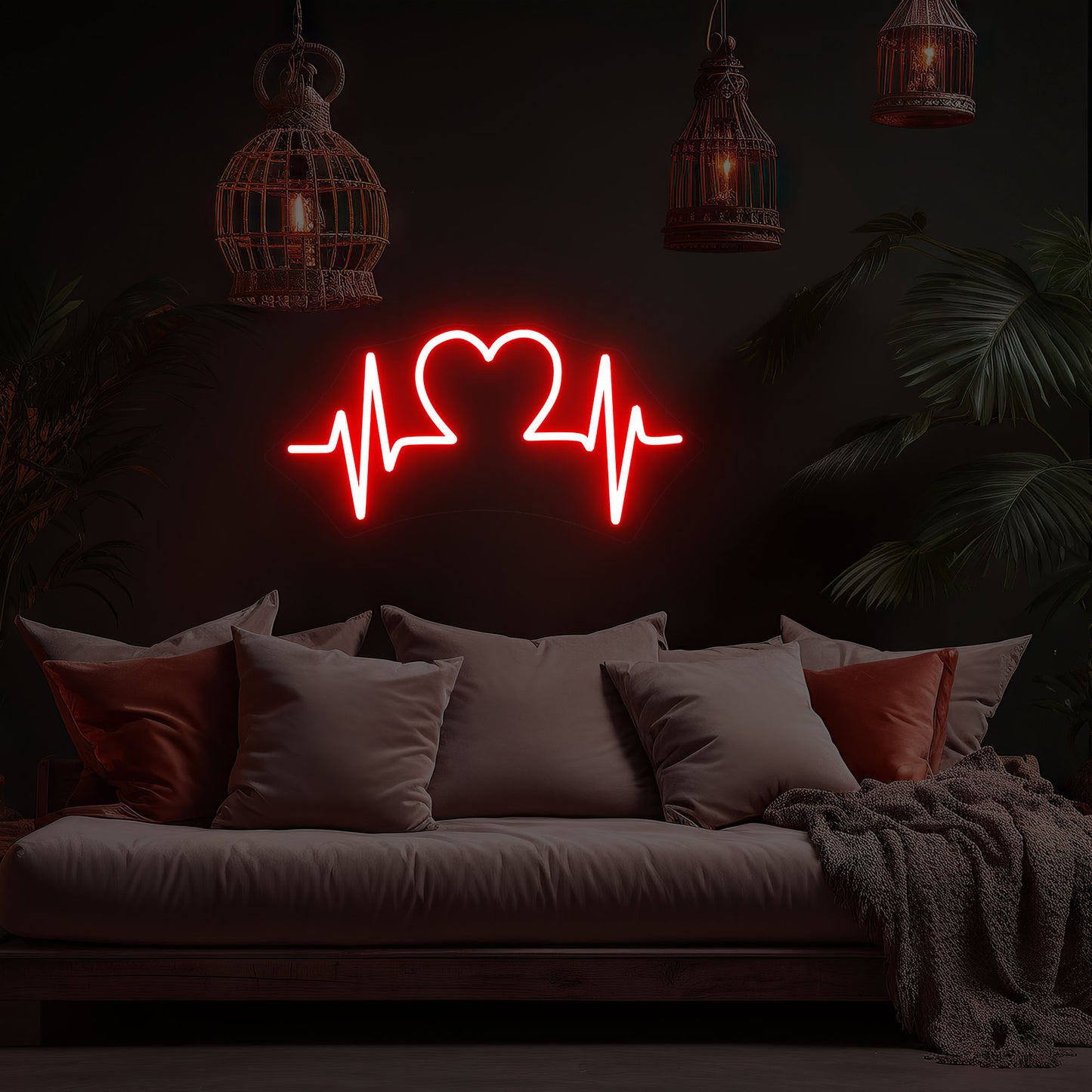 Heartbeat Neon Light | Heartfelt Neon Light