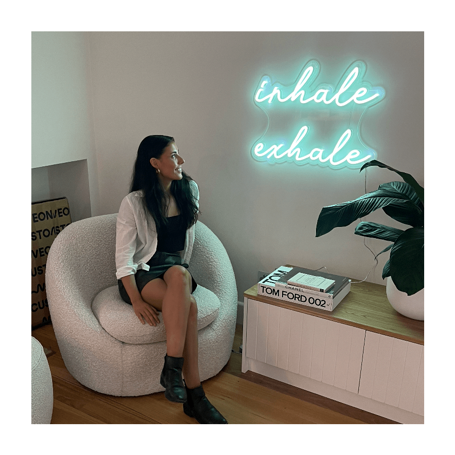 Inhale Exhale | Neon SIgn