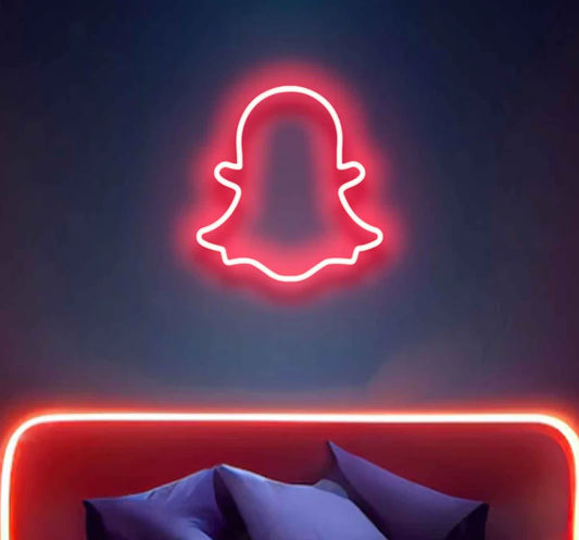 Snapchat Logo| Neon Sign