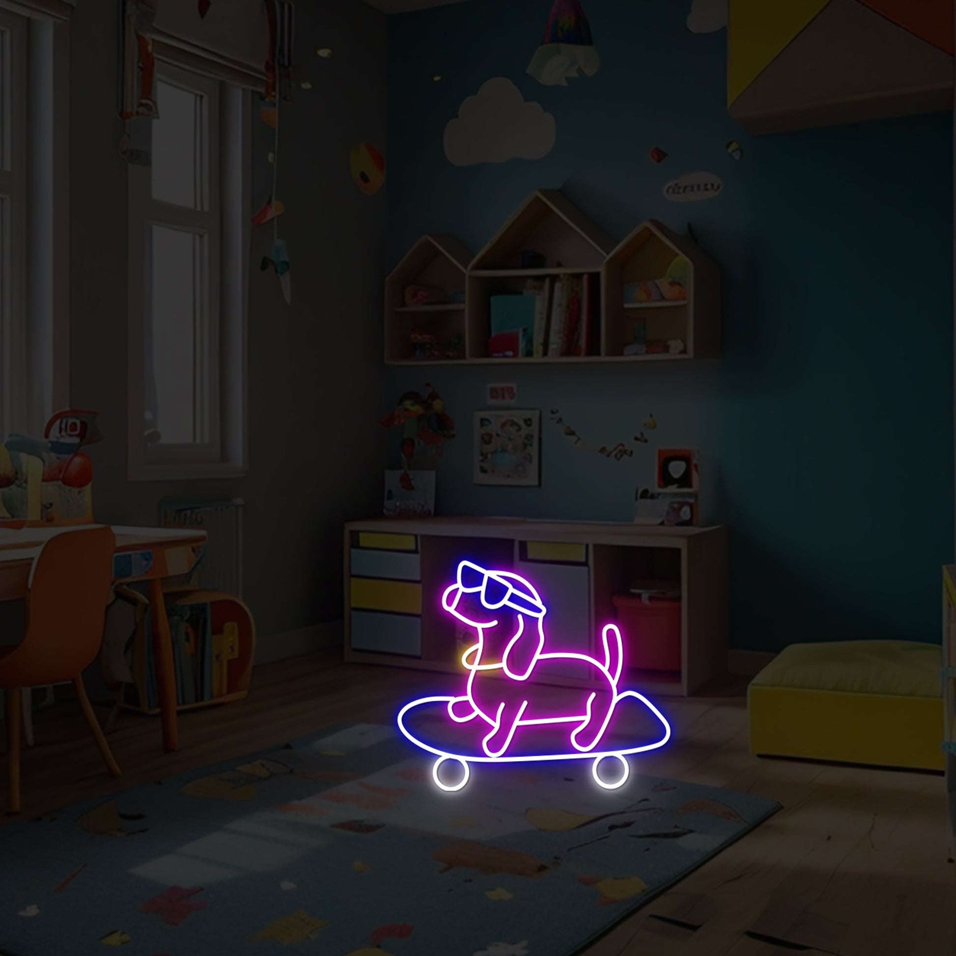 Cartoon-Neon-Sign