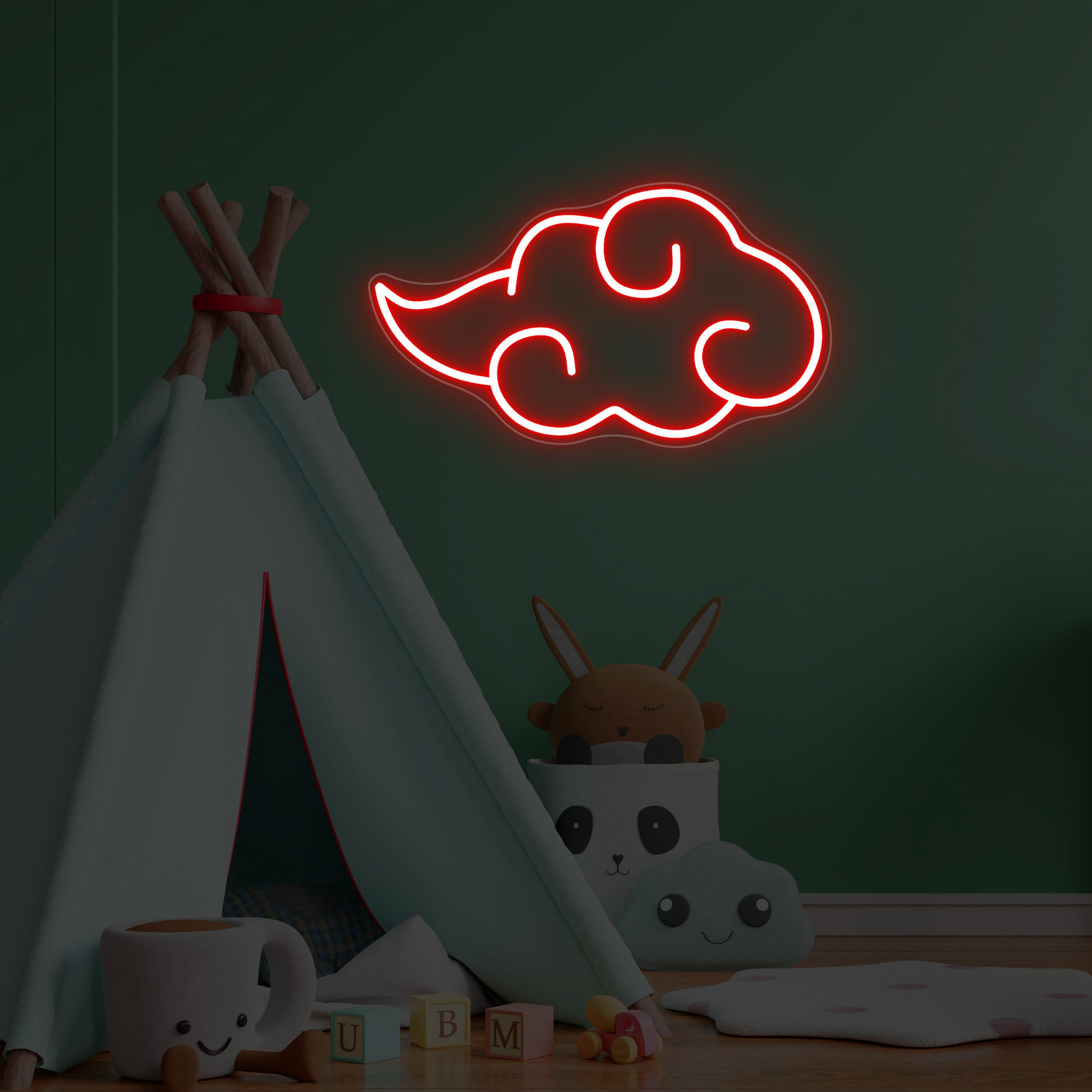 Cloud-Shap-Red-Neon-Sign