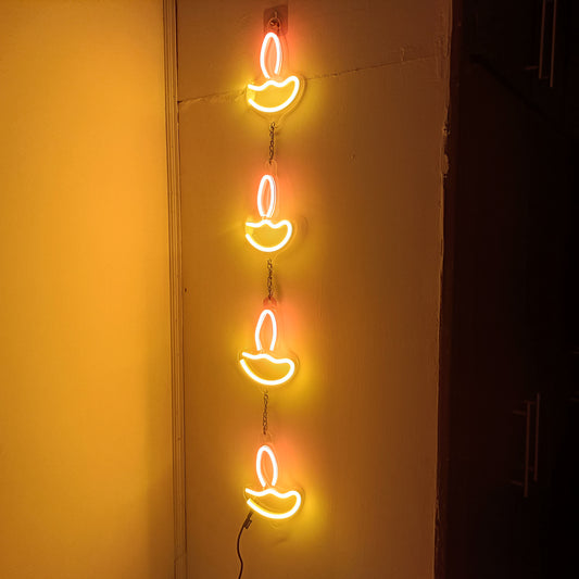 Diya-Neon-Light-Set