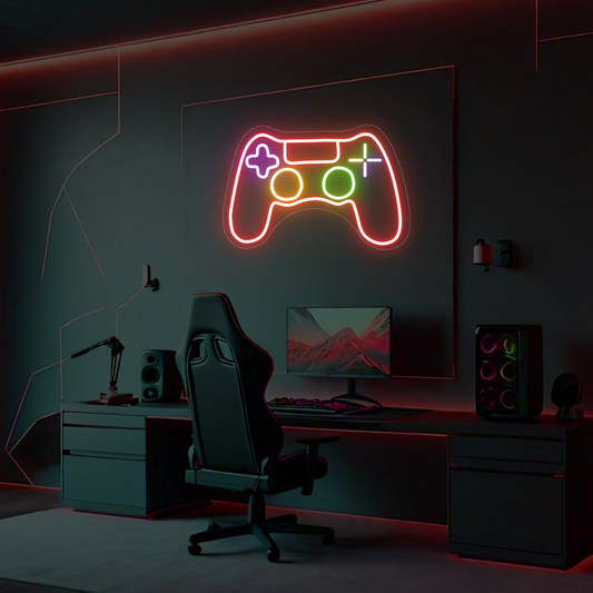 Game Controller Neon Sign