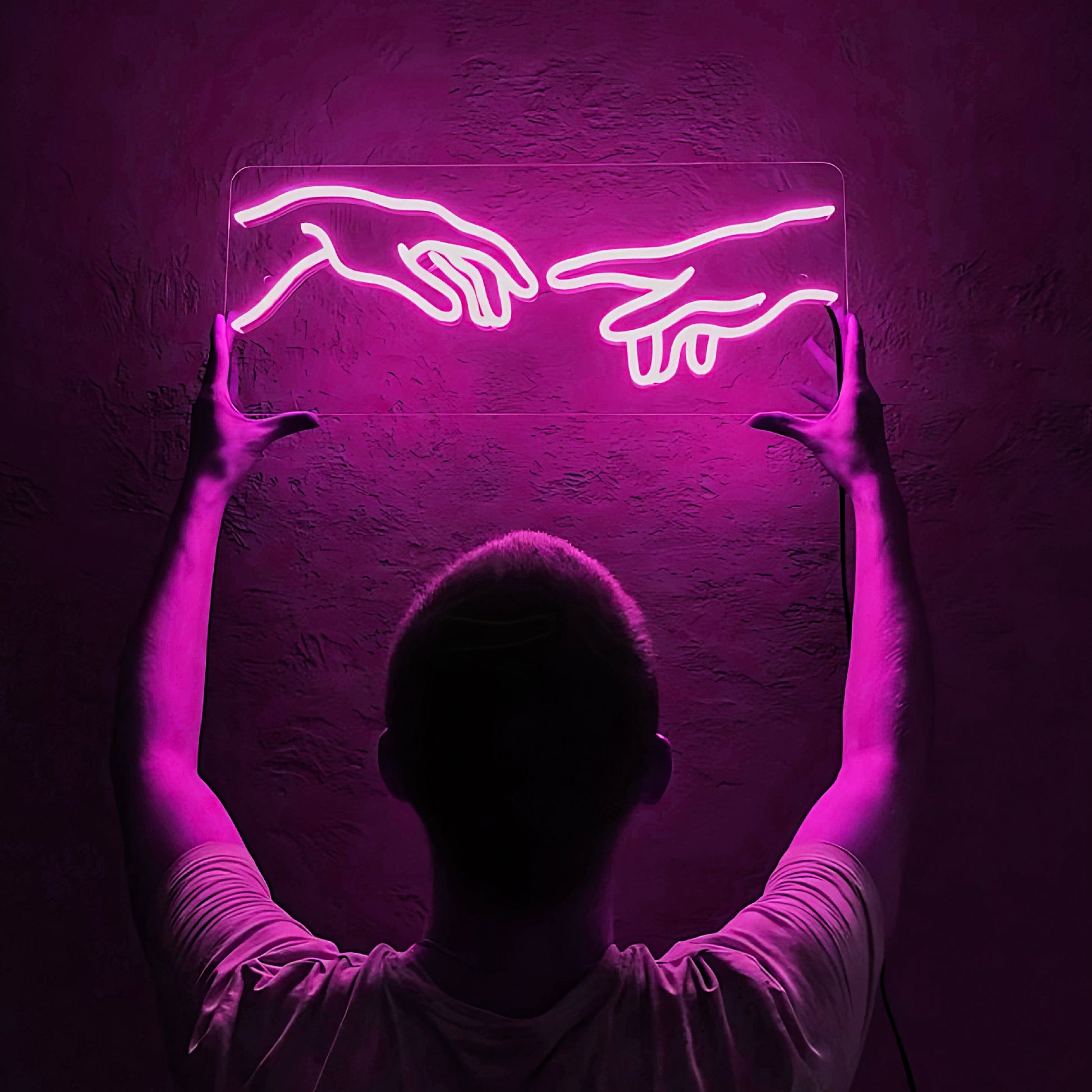 Hand-Neon-Sign