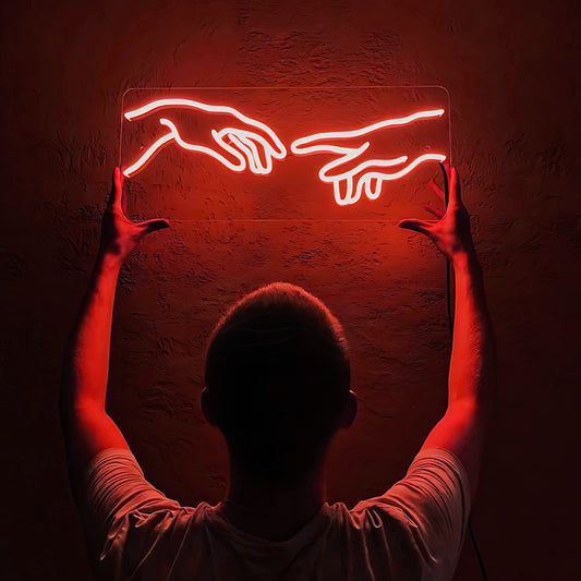 Hand-Neon-Sign