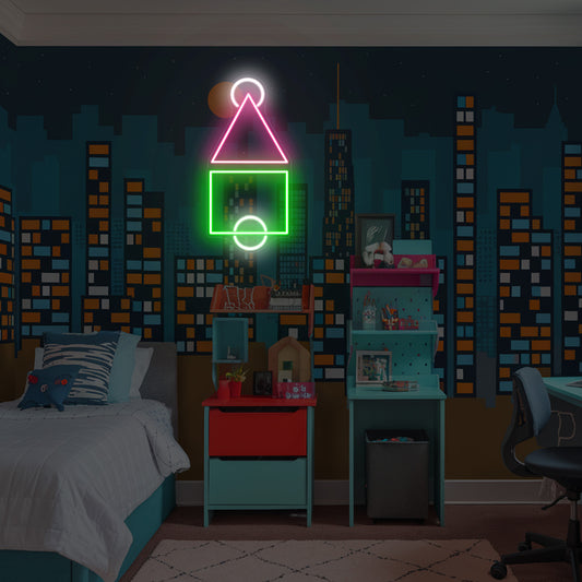Squid Game Neon Sign – LED Neon Lights for Wall Decor