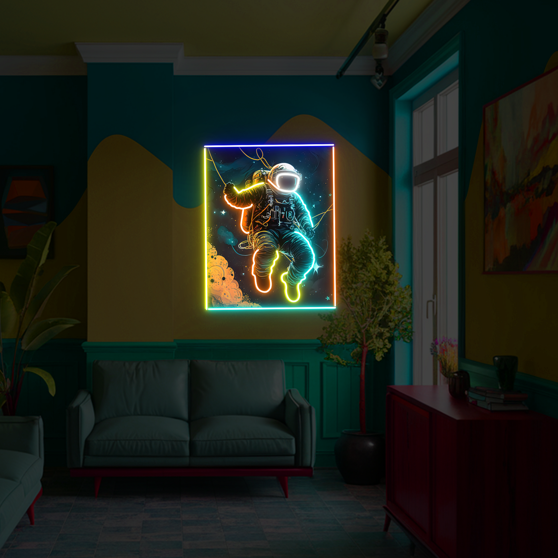 Neon-Astronaut-Sign