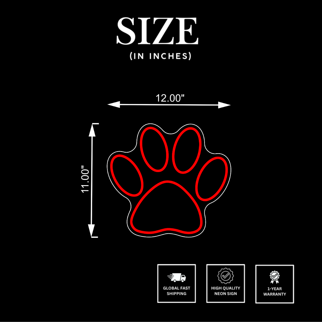 Paw-Print-Neon-Sign