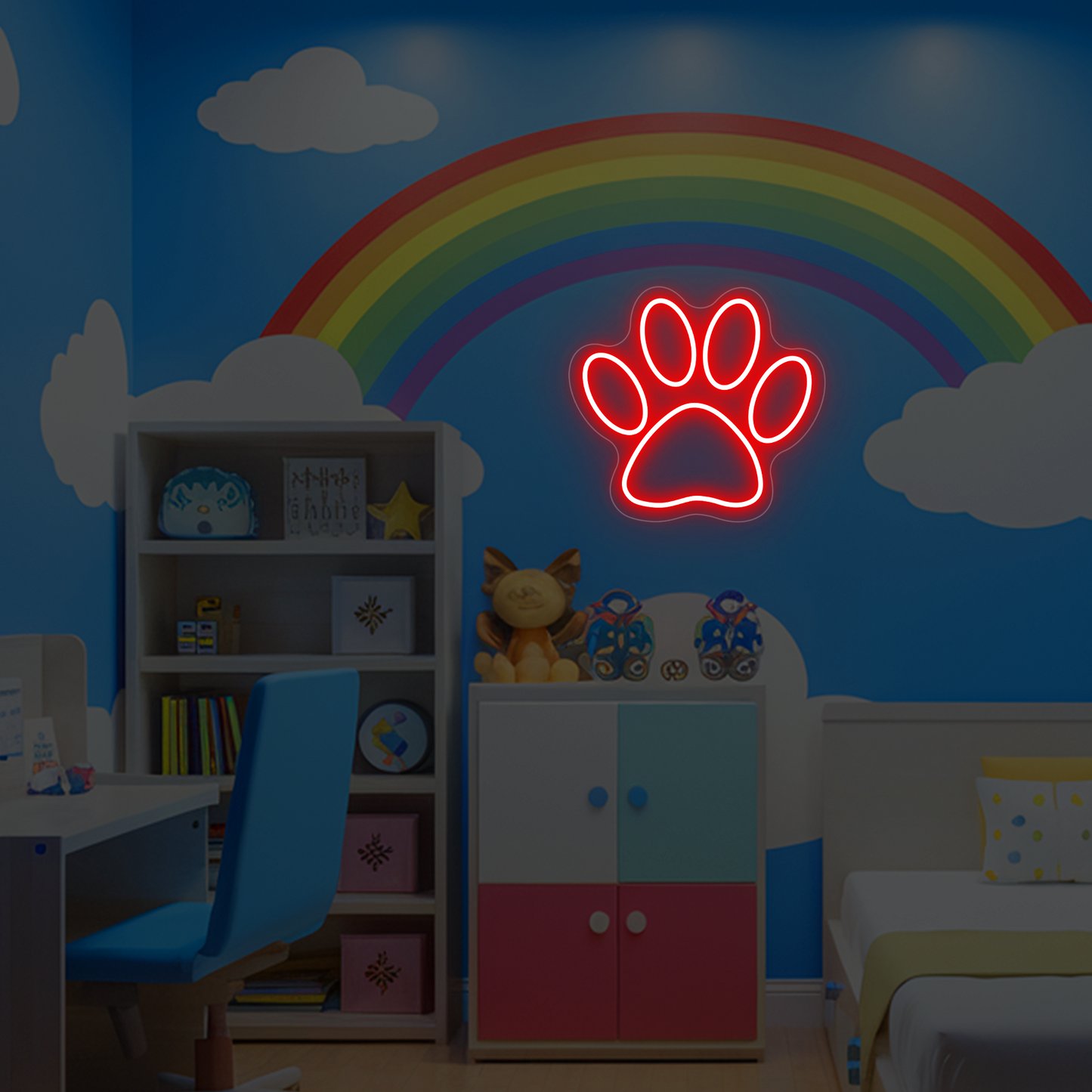 Paw-Print-Neon-Sign