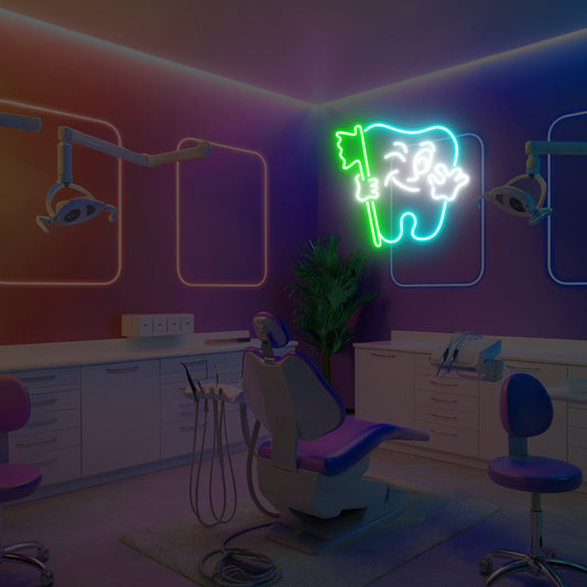 Smiling-Tooth-Neon-Sign