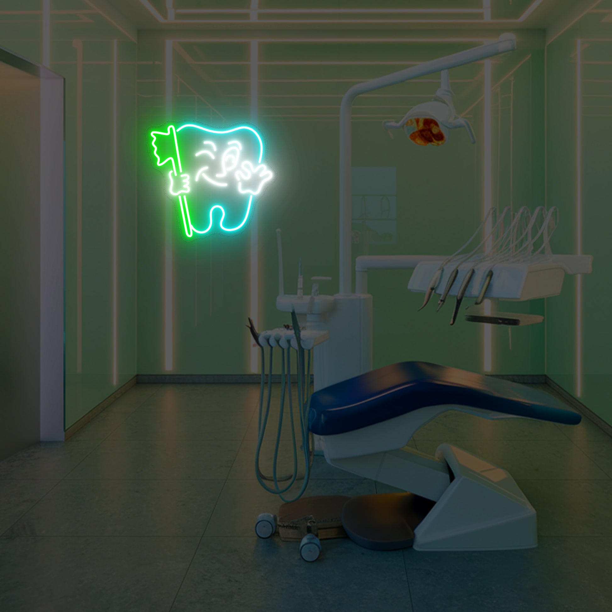 Smiling-Tooth-Neon-Sign