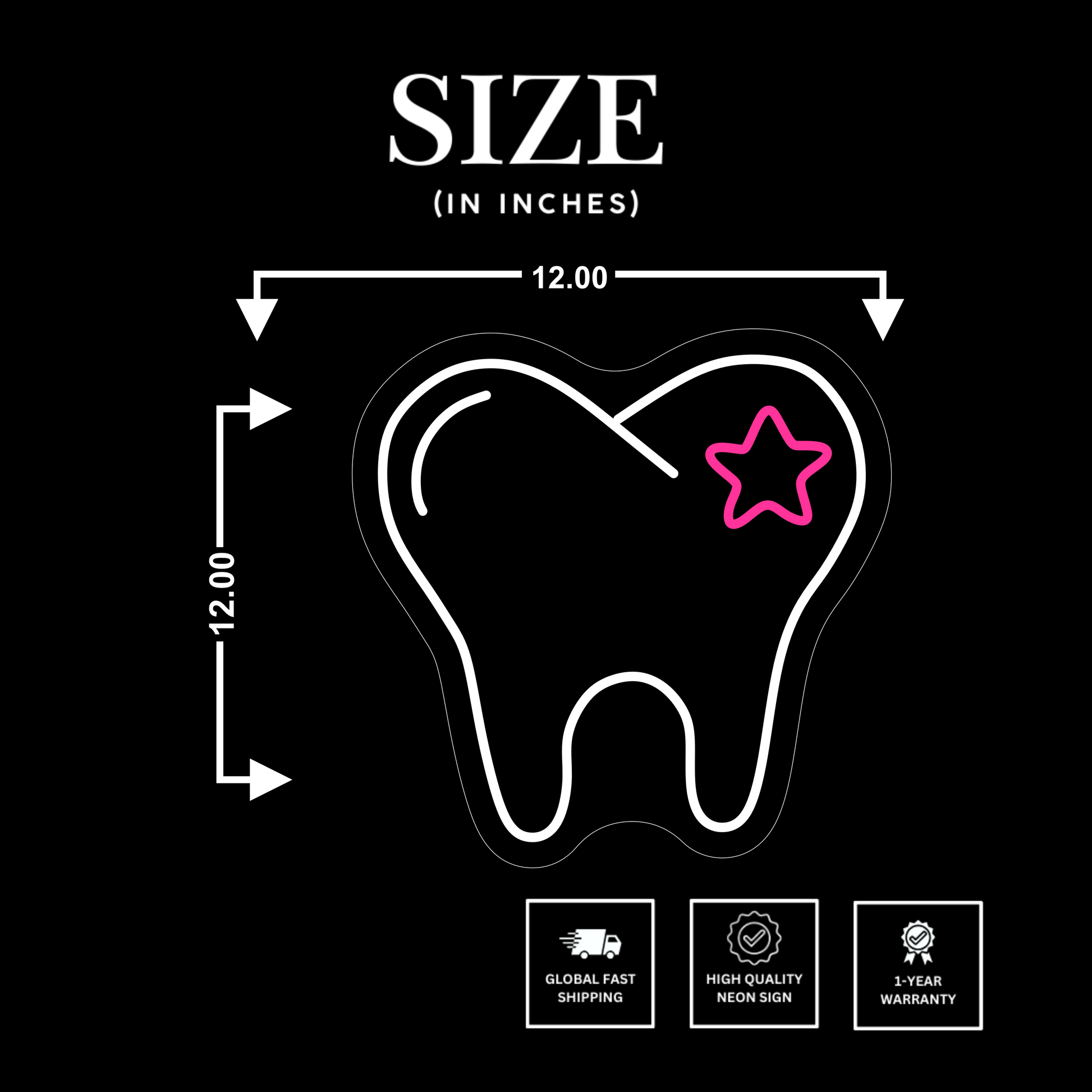 Tooth-and-Star-Neon-Sign