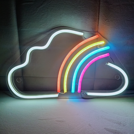 Cloudy Glow Neon Sign | Soft Clouds LED Light