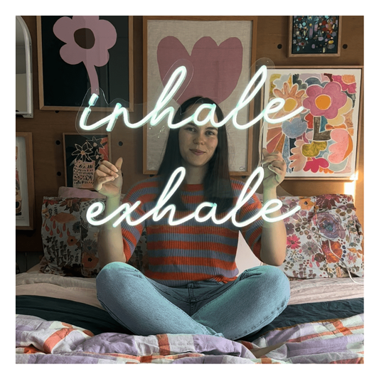 Inhale Exhale | Neon SIgn