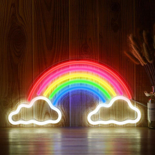 Rainbow Dream Neon Sign | Cloudy Rainbow Glow