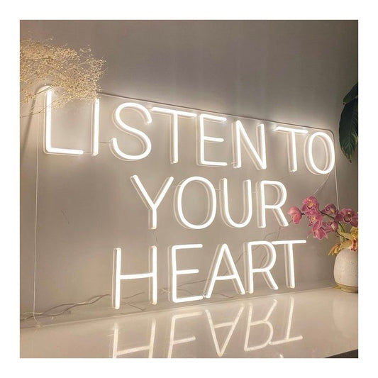 Listen To Your Heart | Neon Sign