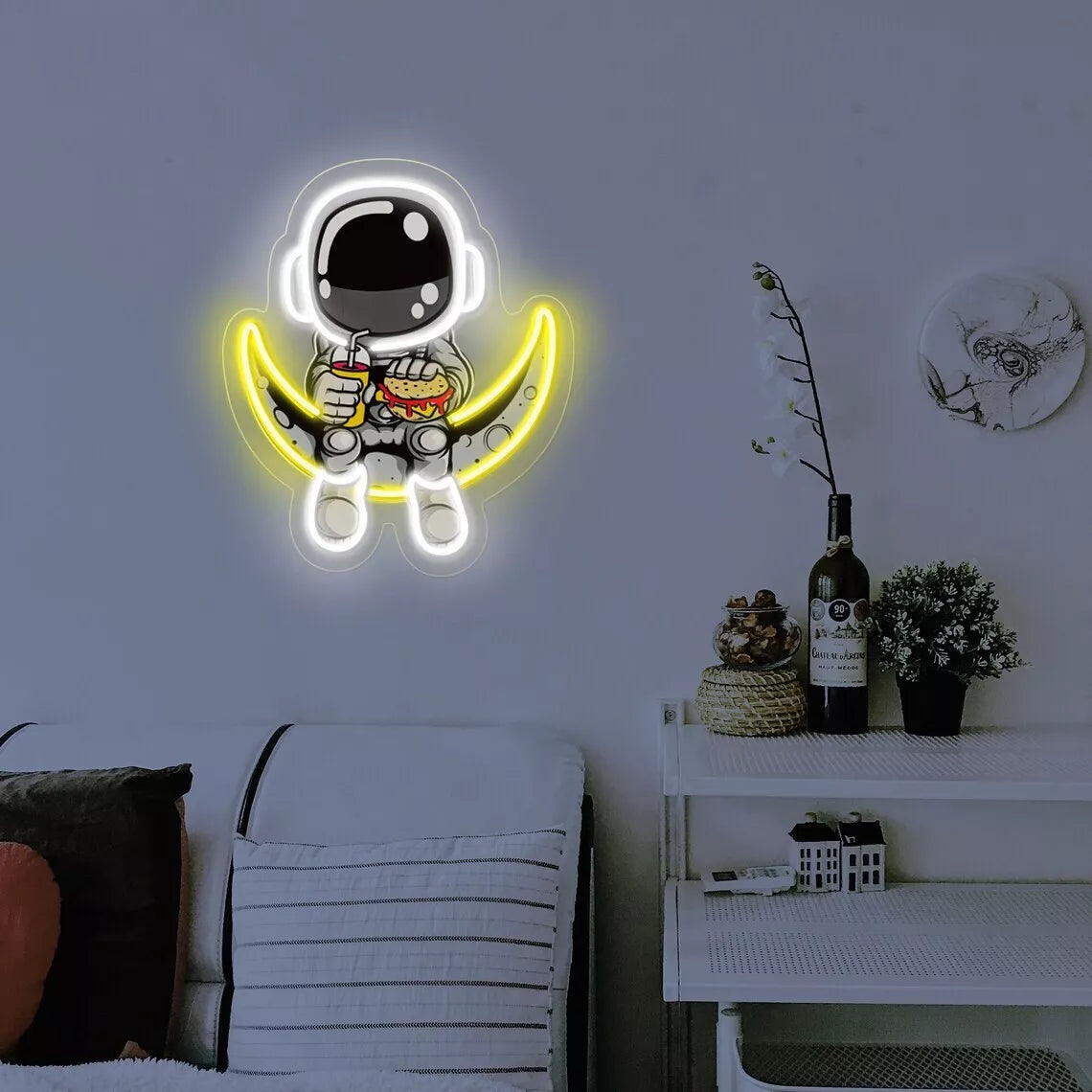 Custom Astronaut UV Print LED | Neon Sign