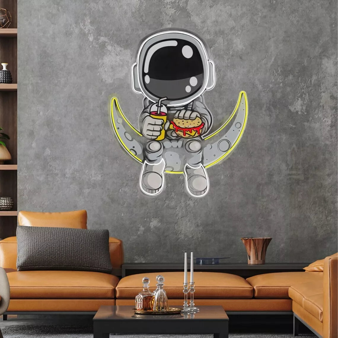 Custom Astronaut UV Print LED | Neon Sign